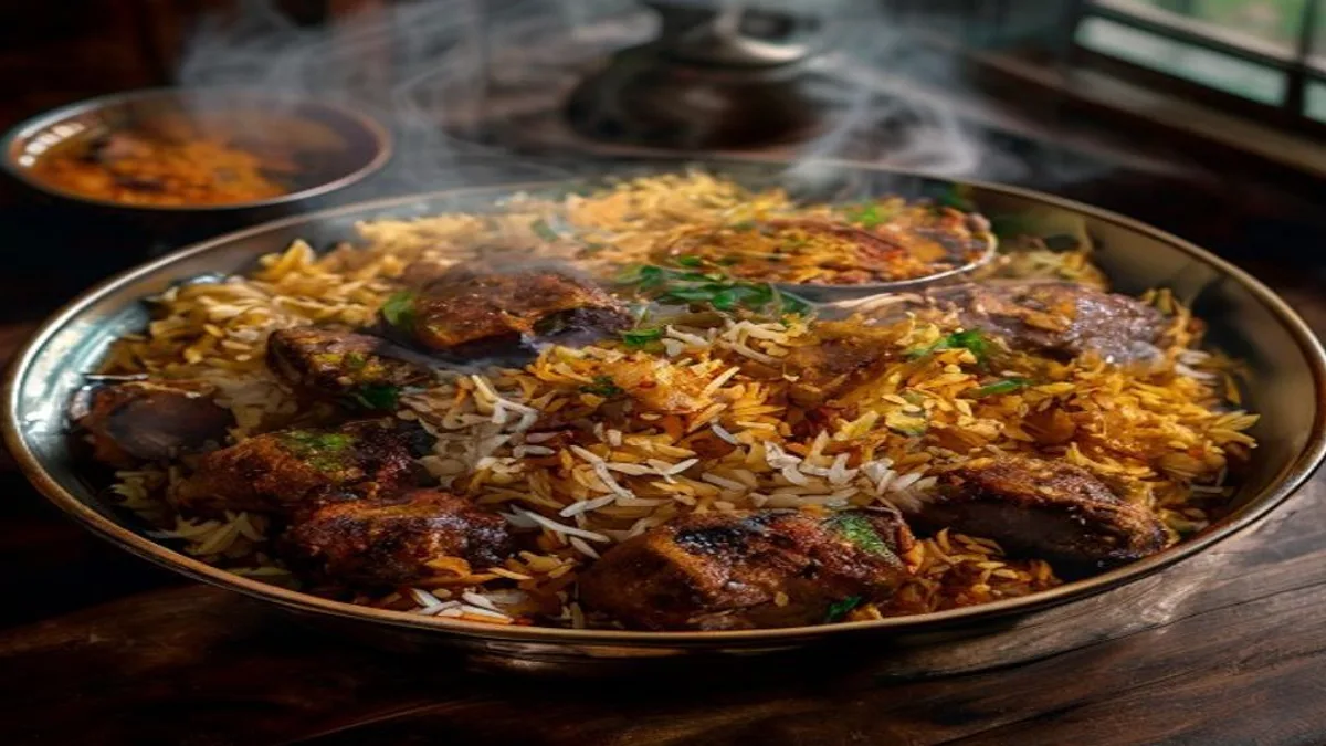 কাচ্চি বিরিয়ানি (Kacchi Biryani) — রান্না করা পদের ছবি